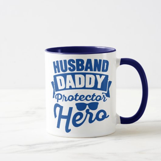 Mug Mari. Papa. Protecteur. Héros. (Droite)