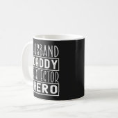 Mug Mari Papa Protecteur Héros Vétéran Papa (Devant gauche)