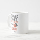 Mug Mari Père Feuilles Fleurs Légende Gardener Papa (Devant gauche)