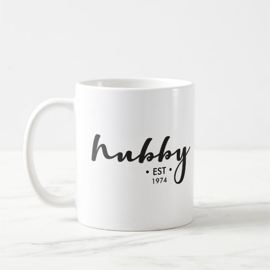 Mug Mari personnalisé, Année de création ici, personna (Gauche)