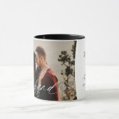 Mug Mari Script Coeur Grateful Chaque Moment Photo (Centre)