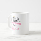 Mug Maria Bien Sûr Je suis génial (Devant gauche)