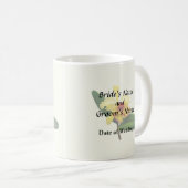 Mug Mariage à orchidées rose (Devant droit)