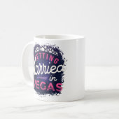 Mug Mariage à Vegas Mariée (Devant gauche)