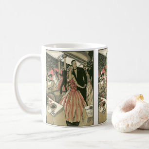 Mug Mariage Art Déco Vintage, Première Danse des Jeune