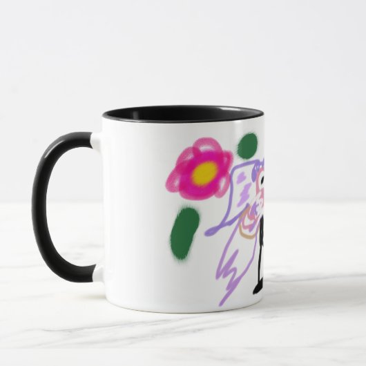 Mug Mariage aux flamants roses (Gauche)