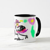 Mug Mariage aux flamants roses (Devant droit)