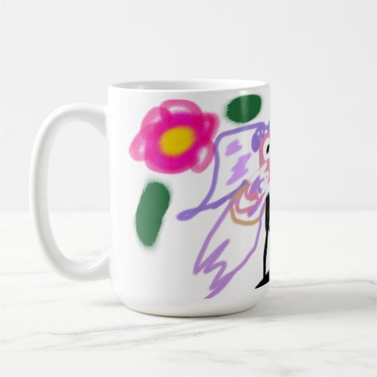 Mug Mariage aux flamants roses (Gauche)