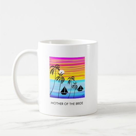 Mug Mariage, Awesome Tropical Sunset Sailing (Gauche)