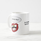 Mug Mariage Bouche Idiote (Devant gauche)