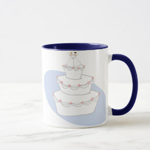 Mug Mariage Cake Deux Mariées