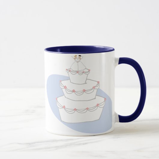 Mug Mariage Cake Deux Mariées (Droite)