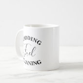 Mug Mariage Carburant Planification de la mariée cadea (Devant gauche)