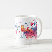 Mug Mariage Champagne Couple pour nous (Devant droit)