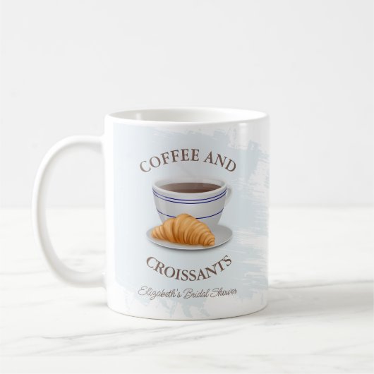 Mug Mariage Coffee et Croissants (Gauche)