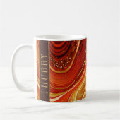 Mug Mariage d'agrégation Abstrait Hubby Hot Orange ID8 (Gauche)
