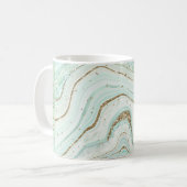 Mug Mariage d'agrégation Abstrait Hubby Mint ID827 (Devant gauche)
