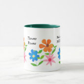 Mug Mariage d'alimentation de fleurs personnalisab (Centre)