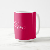 Mug Mariage d'amour Arrière - plan tendance Carmine (Devant droit)