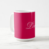 Mug Mariage d'amour Arrière - plan tendance Carmine (Devant gauche)