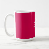 Mug Mariage d'amour Arrière - plan tendance Carmine (Gauche)