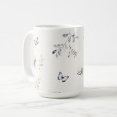 Mug Mariage d'aquarelle Fleur sauvage Delicate ID1102 (Devant gauche)