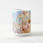 Mug Mariage de chiot mignon Carrosse de conte de fées (Centre)
