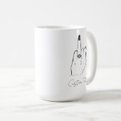 Mug Mariage de Fiançailles sur mesure du doigt d'annea (Devant droit)