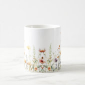 Mug Mariage de Fleur de Champ Rustique (Centre)