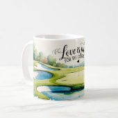 Mug Mariage de golf sur le parcours (Devant gauche)
