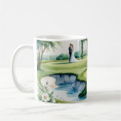 Mug Mariage de golf sur le parcours (Gauche)