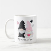 Mug Mariage de mariée et de mariée rose mignonne (Gauche)