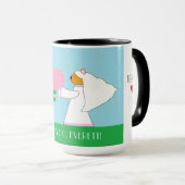 Mug Mariage de nounours : Anniversaire (Devant droit)