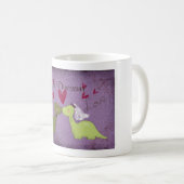 Mug Mariage Dinosaure (Le Dinosaure) (Devant droit)