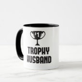 Mug Mariage drôle de mari de trophée et cadeau (Devant gauche)