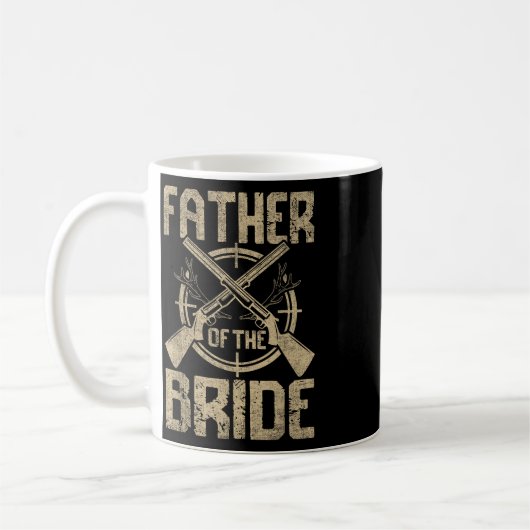 Mug Mariage Drôle Père De La Mariée Chasse (Gauche)