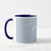 Mug Mariage Dusty Blue White Magnolias (Gauche)