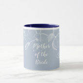 Mug Mariage Dusty Blue White Magnolias (Centre)