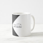 Mug Mariage élégant Ajouter une photographie personnal (Devant droit)
