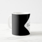 Mug Mariage élégant Ajouter une photographie personnal (Devant gauche)