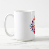 Mug Mariage Élégant Créatif Nom floral de couple (Gauche)