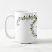 Mug Mariage Favor Elégant Rose Mère de la Mariée (Gauche)