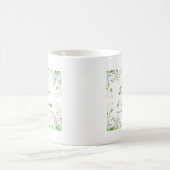 Mug Mariage Feuilles de Verdure Eucalyptus (Centre)
