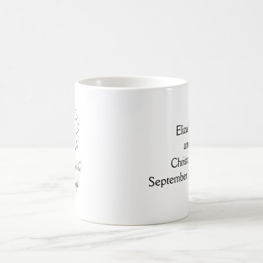 Mug Mariage Fiançailles personnalisé toujours Embrasse (Centre)