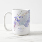 Mug Mariage fleur sauvage Bridesmaid Peri ID954 (Gauche)