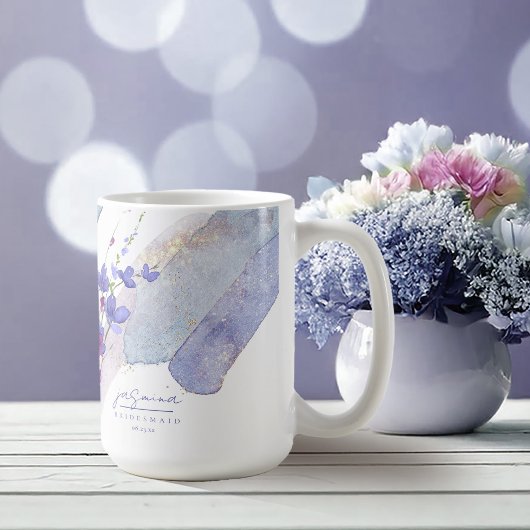 Mug Mariage fleur sauvage Bridesmaid Peri ID954