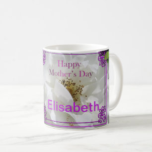 Mug Mariage, fleurs, foto, fleur, aquarelle, jardin,
