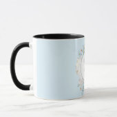Mug Mariage floral bleu Tulip (Gauche)