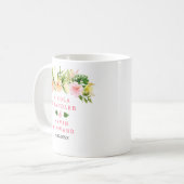 Mug Mariage Floral Jungle Tropical (Devant gauche)