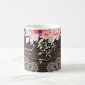 Mug Mariage floral rustique (Centre)